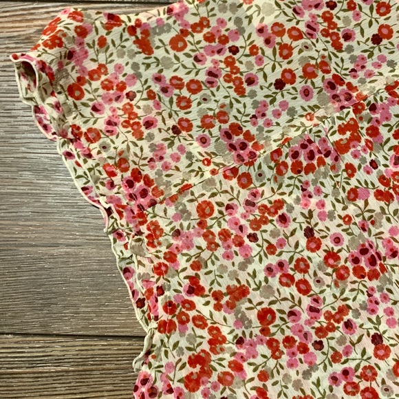 Floral Sheer Tank Top - Small - Picture 7 of 9